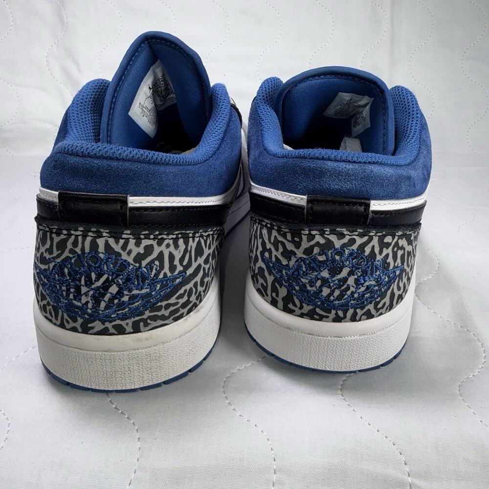Jordan Air Jordan 1 Low Shoes Mens Size 10 White Blue Elephant DM1199-140 - Picture 6 of 12